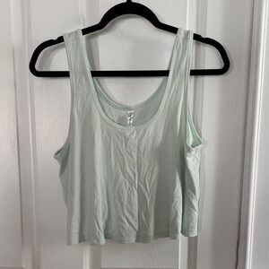 Fabletics Mint Green Sleeveless Crop Top
